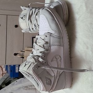 Sold - Jordan 1 Mid Grey Camo Used Good Clean Condition Authentic Size 7 Men's,